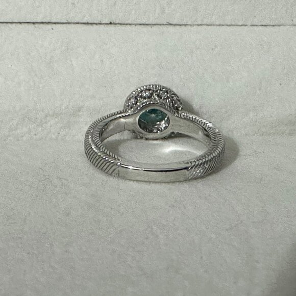 Judith Ripak Paraiba size 5 Sterling Silver Ring - Picture 4 of 8